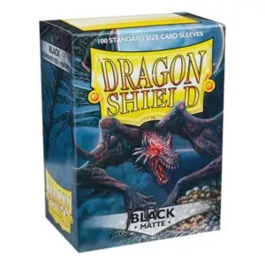 100 DRAGON SHIELD MATTE - BLACK