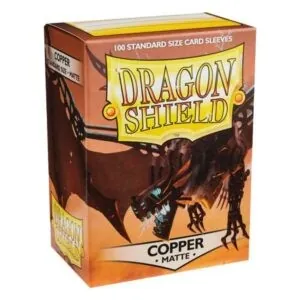 100 DRAGON SHIELD MATTE - COPPER