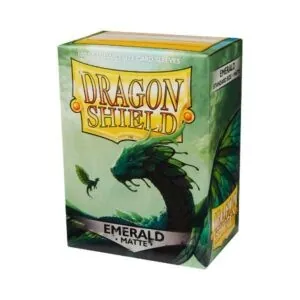 100 DRAGON SHIELD MATTE - EMERALD