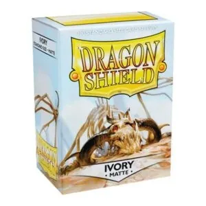 100 DRAGON SHIELD MATTE - IVORY