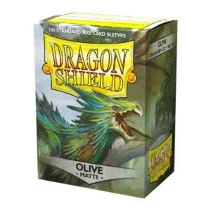 100 DRAGON SHIELD MATTE - OLIVE