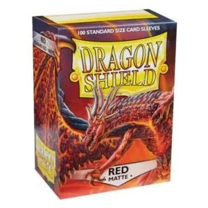 100 DRAGON SHIELD MATTE - RED