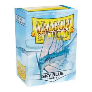 100 DRAGON SHIELD MATTE - SKY BLUE