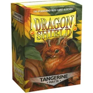 100 DRAGON SHIELD MATTE - TANGERINE