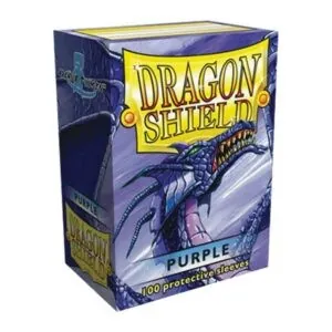 100 SLEEVES DRAGON SHIELD - PURPLE