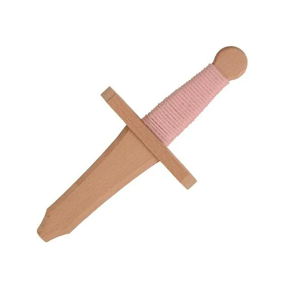 ISOLDE - ENSEMBLE BOUCLIER 21X27 ET EPEE 25 CM ROSE – Image 3
