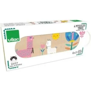 PUZZLE VILAC TRIO : MAMAN BEBES - 3 PIECES