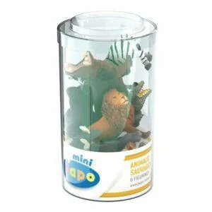 TUBE MINI PLUS ANIMAUX SAUVAGES - PAPO - LOT 1