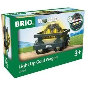 WAGON LUMINEUX AVEC CHARGE D'OR - BRIO
