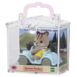 VALISETTE BEBE ECUREUIL + VOITURE - SYLVANIAN FAMILIES