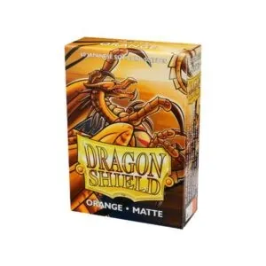 SLEEVES DRAGON SHIELD - ORANGE - Taille japonaise (60)