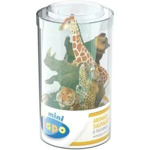 TUBE MINI PLUS ANIMAUX SAUVAGES - PAPO - LOT 2