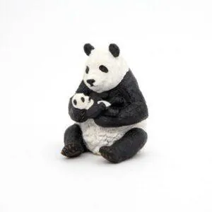 PANDA ASSIS ET SON BEBE - PAPO