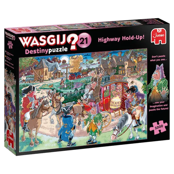 PUZZLE WASGIJ - DESTINY 21 : BANDITS DE GRANDS CHEMINS ! - 1000 PIECES