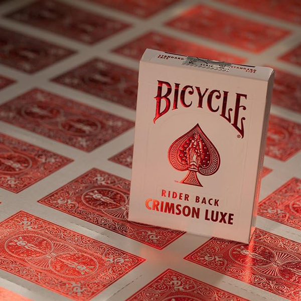 BICYCLE - RIDER BACK CRIMSON LUXE
