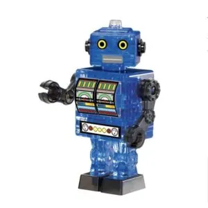 CRYSTAL PUZZLE 3D : ROBOT BLEU - 39 PIECES