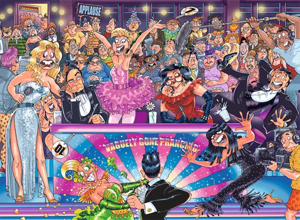 PUZZLE WASGIJ - ORIGINAL 30 : DANSE AVEC LES PIEDS NICKELES ! - 1000 PIECES – Image 2