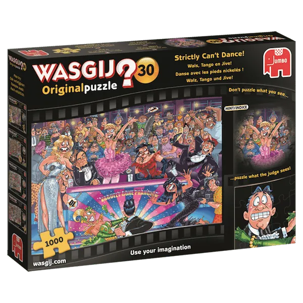 PUZZLE WASGIJ - ORIGINAL 30 : DANSE AVEC LES PIEDS NICKELES ! - 1000 PIECES
