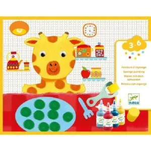 PEINTURE A L'EPONGE -LES AVENTURES DE DOUDOU -DJECO