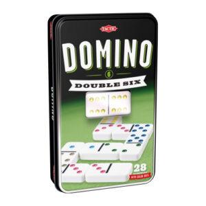 Domino double 6 boîte métal