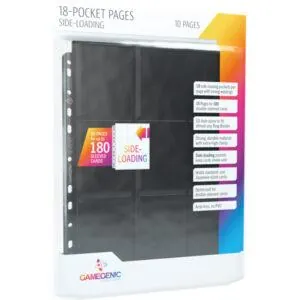 GG - 10 PAGES 18 POCKET SIDELOADING BLACK