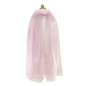 CAPE DE PRINCESSE ROYALE ROSE ARGENT 5-7 ANS