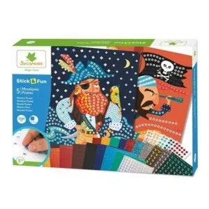 COFFRET MOSAIQUES STICK'N FUN PIRATES - SYCOMORE