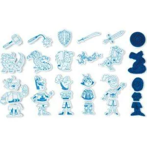 COFFRET 30 TAMPONS WARRIORS STAMPINO - JANOD