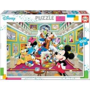 PUZZLE EDUCA - DISNEY : GALERIE D'ART DE MICKEY - 1000 PIECES