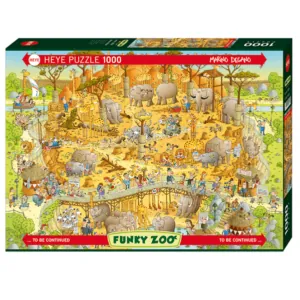 PUZZLE HEYE - M. DEGANO : Habitat Africain - 1000 pièces