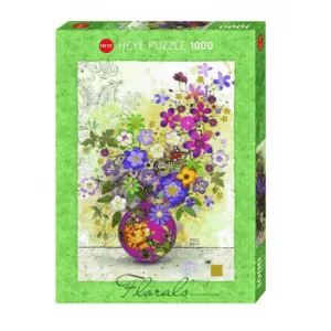 PUZZLE HEYE - J. CROWTHER : Vase Rose - 1000 pièces