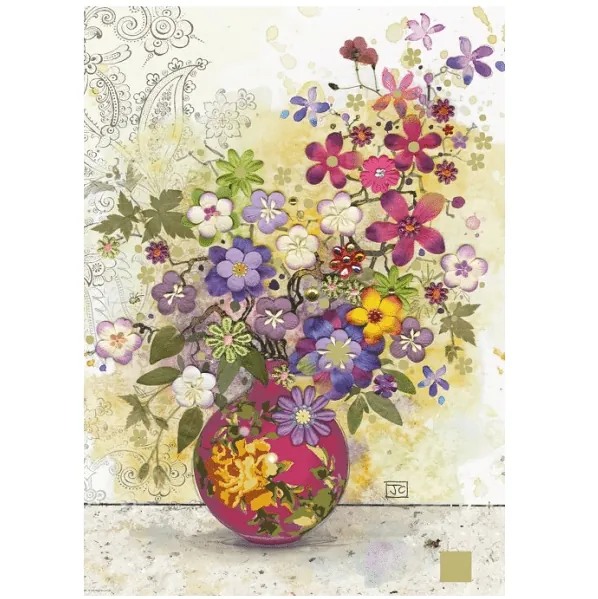 PUZZLE HEYE - J. CROWTHER : Vase Rose - 1000 pièces