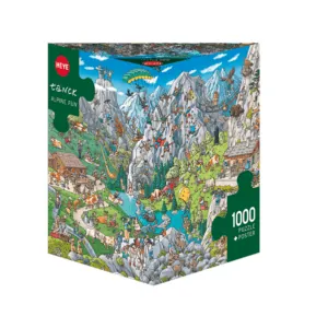 PUZZLE HEYE - B. TANCK : Alpine fun - 1000 pièces