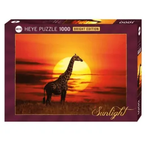 PUZZLE HEYE 29688 : "Sunny Giraffe" - 1000 pièces