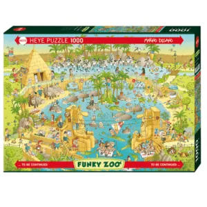 PUZZLE HEYE - M. DEGANO : Habitat du Nil - 1000 pièces