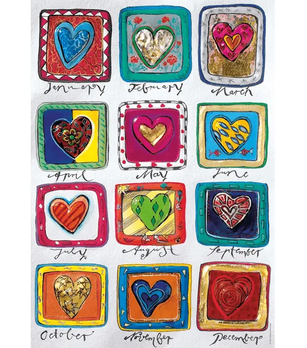 PUZZLE HEYE - S. STEINMAYER : "Year of Love" - 500 pièces