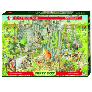 PUZZLE HEYE - M. DEGANO : Habitat jurassique - 1000 pièces