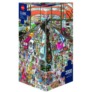 PUZZLE HEYE - C. SCHÖNE : La gare - 2000 pièces