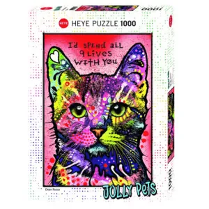 PUZZLE HEYE - D. RUSSO : 9 Lives - 1000 pièces