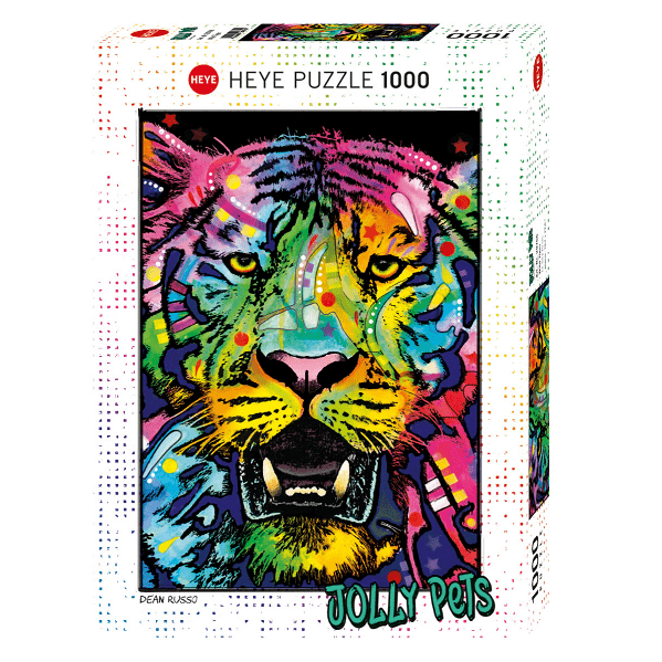 PUZZLE HEYE - D. RUSSO : Tigre sauvage - 1000 pièces