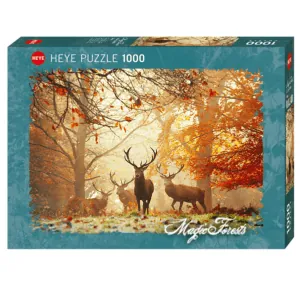 PUZZLE HEYE - A. SABERI : Cerfs - 1000 pièces