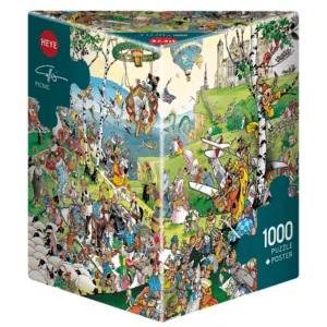 PUZZLE HEYE - G. CALLIGARO : Pique-nique - 1000 pièces