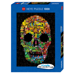 PUZZLE HEYE - J. BURGERMAN : Doodle Skull - 1000 pièces