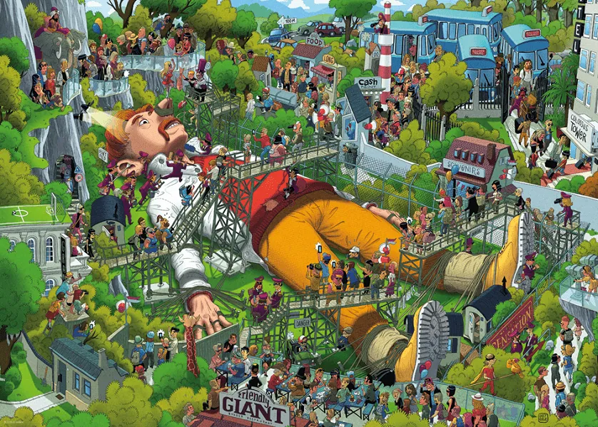 PUZZLE HEYE - OESTERLE : Gulliver - 1000 pièces