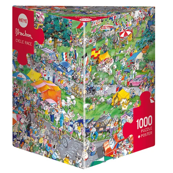 PUZZLE HEYE - R. BLACHON : Course cycliste - 1000 pièces