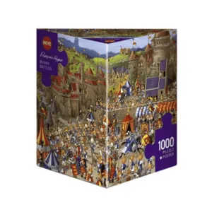PUZZLE HEYE - F. RUYER : Bunny Battles - 1000 pièces