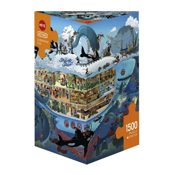 PUZZLE HEYE - OESTERLE : Submarine Fun - 1500 pièces