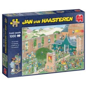 PUZZLE JAN VAN HAASTEREN : LE MARCHE DE L'ART - 1000 PIECES