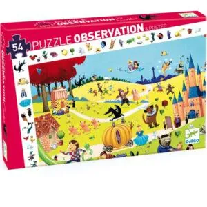 PUZZLE DJECO OBSERVATION : LES CONTES - 54 PIECES