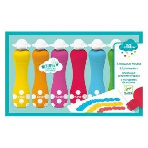 6 MARQUEURS MOUSSE - DJECO